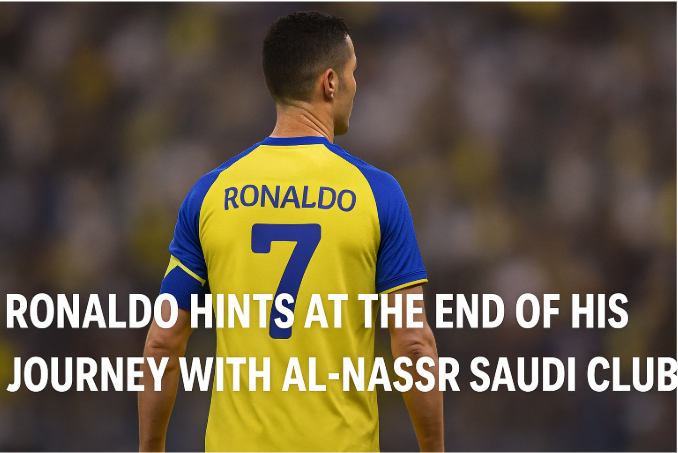 Ronaldo Hints at the End of His Journey with Al-Nassr Saudi Club